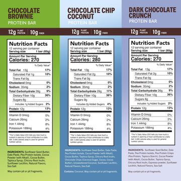 High Protein Bars Variety Pack