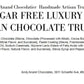 Andy Anand Sugar Free Belgian Chocolate Truffles – 16 Pc Luxury Assorted Flavors, 60% Cocoa Butter