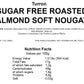 Andy Anand 36 Bite-Size Sugar Free Almond Nougat with roasted Almond Soft Nougat Candy Brittle, Traditional European Turron - A Delicious and Authentic Treat, Amazing Taste, 7 Oz