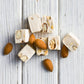 Andy Anand 36 Bite-Size Sugar Free Almond Nougat with roasted Almond Soft Nougat Candy Brittle, Traditional European Turron - A Delicious and Authentic Treat, Amazing Taste, 7 Oz