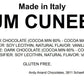 Andy Anand Dark Italian Rum Cuneesi Chocolate Truffles – 20 Pc Gift Box, Imported Gourmet Treats, 60% Cocoa Butter.