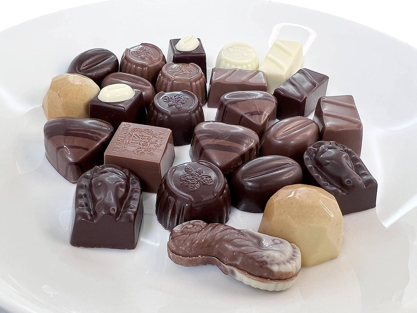 Andy Anand Belgian Sugar Free Chocolate Truffles Gift Box – 48 Pc Handcrafted, Gluten-Free, Diabetic-Friendly European Chocolate, 60% Chocolate (Cocoa Butter)