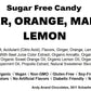 Andy Anand 55 Pc Sugar Free Ginger Candy with great tasting 3 Flavors Orange, Mango & Lemon Made In Italy, Imported Sugar Free Hard Candy - Delicious and Healthy 7 Oz