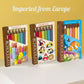 Andy Anand Milk Chocolate Crayon Boxes, 3-Pack, 21 pc – Fun Kids Chocolate Gift, 60% Cocoa Butter, Birthday, Easter & Holiday Gift Box