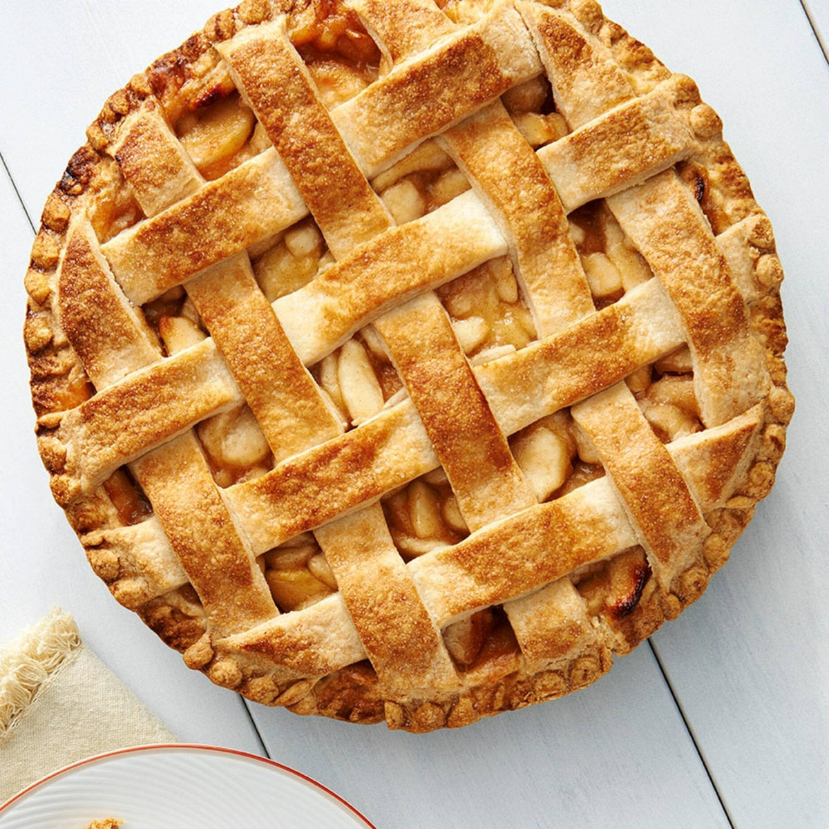 Andy Anand Fresh-Baked Apple Pie, 10-Inch, 4.5 lb – Classic American Dessert, Real Apples, Cinnamon & Flaky Crust, Birthday & Holiday Gift
