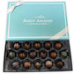 Andy Anand Artisan Dark Chocolate Truffles – 16 Pc Handmade Vegan Gourmet Chocolate Temptations, Perfect Gift Box for Anniversaries & Any Occasion, Made with 60% Chocolate (Cocoa Butter)