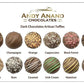 Andy Anand Artisan Dark Chocolate Truffles – 16 Pc Handmade Vegan Gourmet Chocolate Temptations, Perfect Gift Box for Anniversaries & Any Occasion, Made with 60% Chocolate (Cocoa Butter)