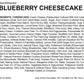Andy Anand Blueberry Cheesecake 9" - Made in Traditional Way - Masterfully Crafted Bakeries with Cheesecake Delivery (2.6 lb)