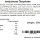 Andy Anand Chocolate Covered Gourmet Licorice, 6 Flavors, 10.5 oz – Made in Denmark, European Collection, Birthday & Holiday Gift Box