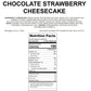 Andy Anand Chocolate Strawberry Cheesecake, 9-Inch, 2.8 lb – Real Chocolate Truffles, California Cream Cheese, No Preservatives Gift Box