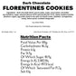 Andy Anand Dark Chocolate Florentine Biscuit Cookies Orange Almond 24 Pcs
