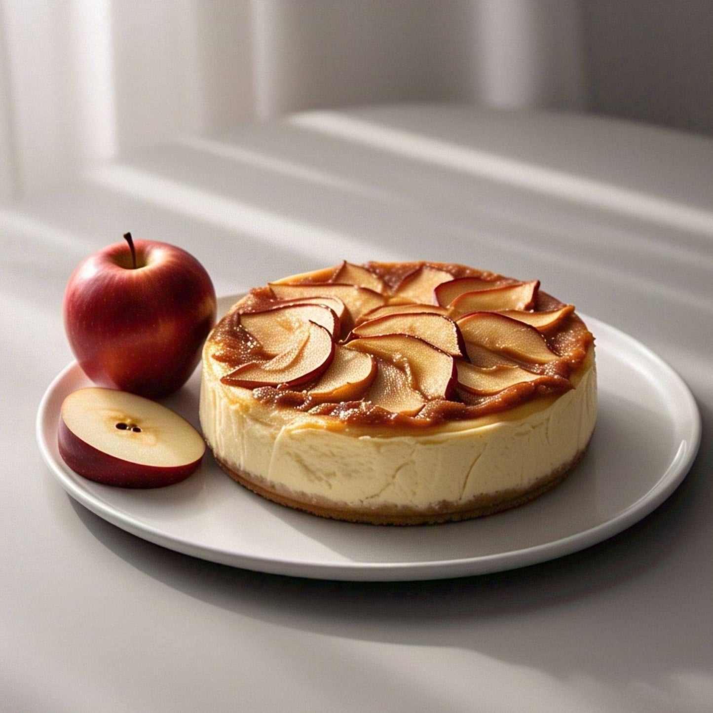 Andy Anand Gluten-Free Apple Cheesecake, 9-Inch, 2 lb – Freshly Baked, California Cream Cheese, No Preservatives, Birthday & Holiday Gift