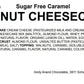 Andy Anand Gluten Free Sugar Free Caramel Walnut Cheesecake 9" - Natural Ingredients, Fresh Delicious Best Cheese Cake Near Me For Celebrations & Healthy Diabetic Dessert Lovers (2.6 lbs)
