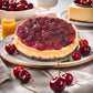 Andy Anand Delicious Gluten Free Sugar Free Cherry Cheesecake 9"- Freshly Baked, Best Cheese Cake Near Me For Celebrations & Dessert Lovers (3.4 lbs)