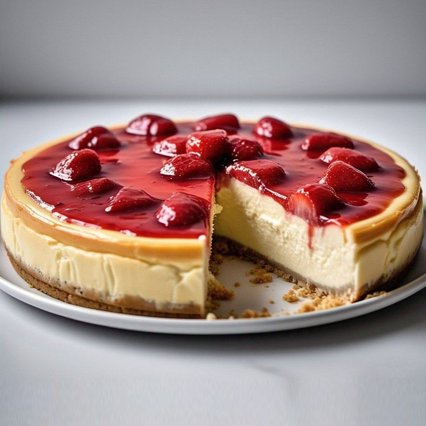 Andy Anand Delicious Traditional Strawberry Cake -  Mouth-Watering Homemade Cakes For Birthday Celebration - with Flavor and Irresistible Taste (2 lbs)