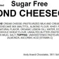 Andy Anand Indulgent Sugar Free Almond Cheesecake - Delicious-Amazing Freshly Baked, Best Cheesecake Near Me For Birthday, Anniversary Celebrations & Dessert Lovers (2.6 lbs)