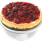 Andy Anand Sugar-Free Cherry Cheesecake, 9-Inch, 3.4 lb – Diabetic-Friendly, Freshly Baked, California Cream Cheese, All-Natural Gift Box