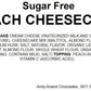 Andy Anand Sugar-Free Peach Cheesecake, 9-Inch, 2.6 lb – Diabetic-Friendly, Delicious, Fresh California Cream Cheese, Birthday Gift Box