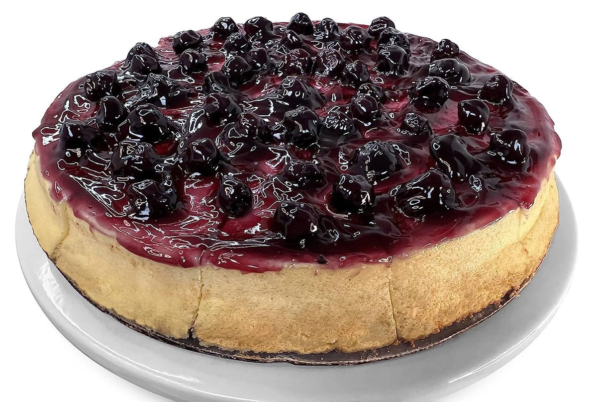 Andy Anand Gluten-Free Blueberry Cheesecake, 9-Inch, 2 lb – Freshly Baked, Real California Cream Cheese, No Preservatives, Birthday Gift Box