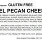 Andy Anand Gluten Free Caramel Pecan Cheesecake 9" - Experience the Richness Gluten Free Cheesecake Near Me Desserts (2.8 lbs)