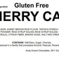 Andy Anand Gluten Free Cherry Cake 9" - Amazing-Delicious-Decadent Indulge in Freshly Baked Cakes From Bakery (2.9 lbs)
