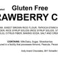 Andy Anand Gluten Free Chocolate Strawberry Cake 9" - Rich Moist And Decadent Cake for Dessert Lovers (2.5 lbs)