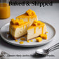 Andy Anand Mango Cheesecake, 9-Inch, 2 lb – Freshly Baked, Real California Cream Cheese, No Preservatives, Traditional Recipe, Birthday Gift