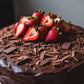Andy Anand Sugar-Free Keto Chocolate Strawberry Layer Cake, 9-Inch, 2 lb – Diabetic-Friendly, Low-Carb, Birthday & Celebration Gift Box