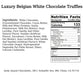 Andy Anand 24 Pc Premium Belgian White Chocolate Truffles – Gourmet Ganache Filled Luxury Gift Box, Crafted with 60% Chocolate (Cocoa Butter)