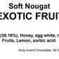Andy Anand Roasted Almond Fruit Nougat - Soft Exotic Fruit Nougat Brittle, 22 bite-sized, Traditional European Turron - A Delicious and Traditional Treat – 7 Oz