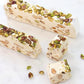 Andy Anand Roasted Pistachio Soft Truron Nougat, 7 oz – Spanish Homemade-Style, Wildflower Honey, Gluten-Free Gourmet Snack Gift Box