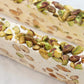 Andy Anand Roasted Pistachio Soft Truron Nougat, 7 oz – Spanish Homemade-Style, Wildflower Honey, Gluten-Free Gourmet Snack Gift Box