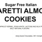 Andy Anand Sugar-Free Italian Amaretti Cookies, 20 pc, 4 Flavors – Gluten-Free, Diabetic-Friendly, Authentic Recipe, Birthday & Holiday Gift