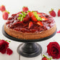 Andy Anand Sugar-Free Chocolate Strawberry Cheesecake, 9-Inch, 2.8 lb – Real Chocolate Truffles, Diabetic-Friendly, Birthday Gift Box