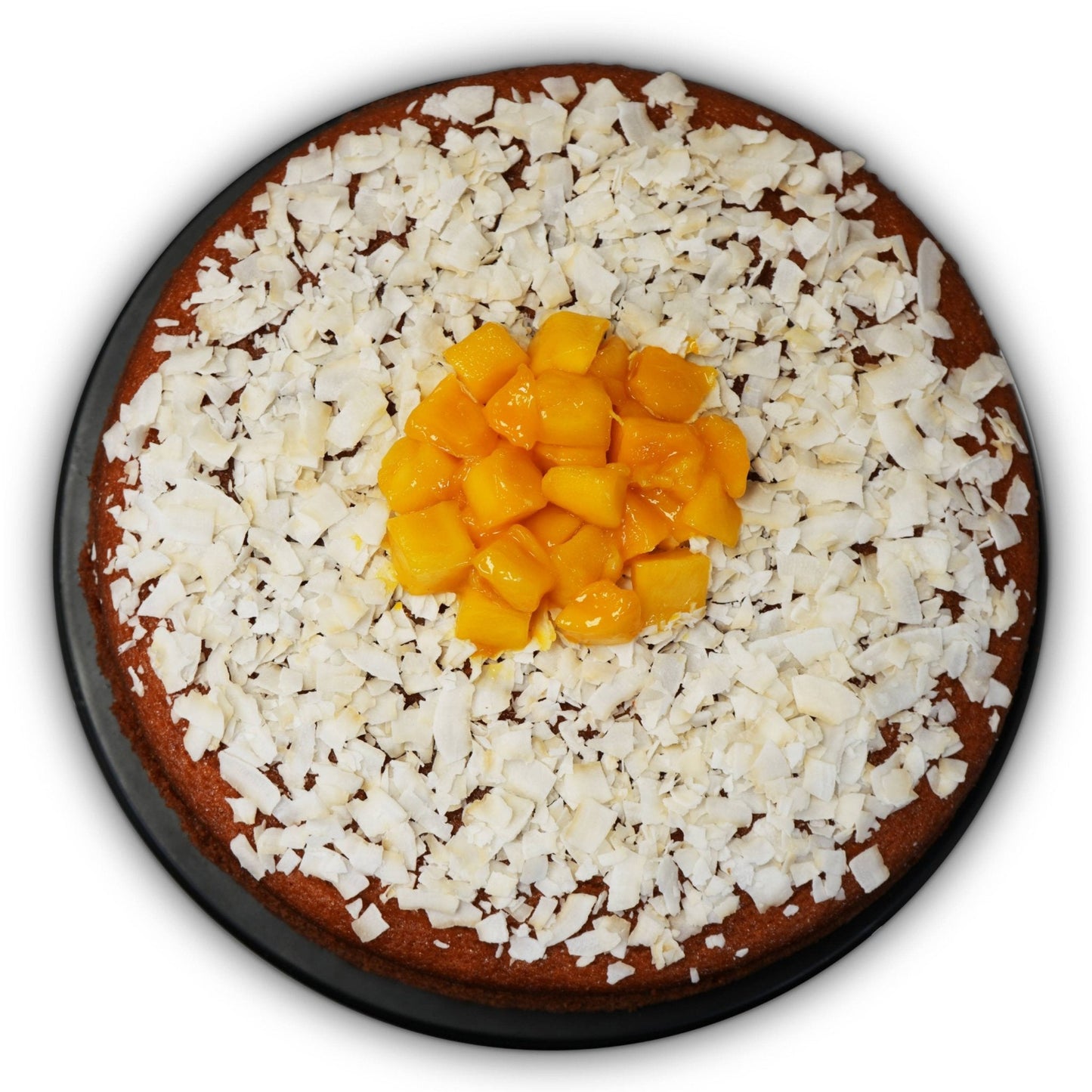 Andy Anand Sugar Free Coconut Mango Cake - Amazing Dessert 2.5 lbs a moist Mango delight infused with rich Coconut and fresh Mango