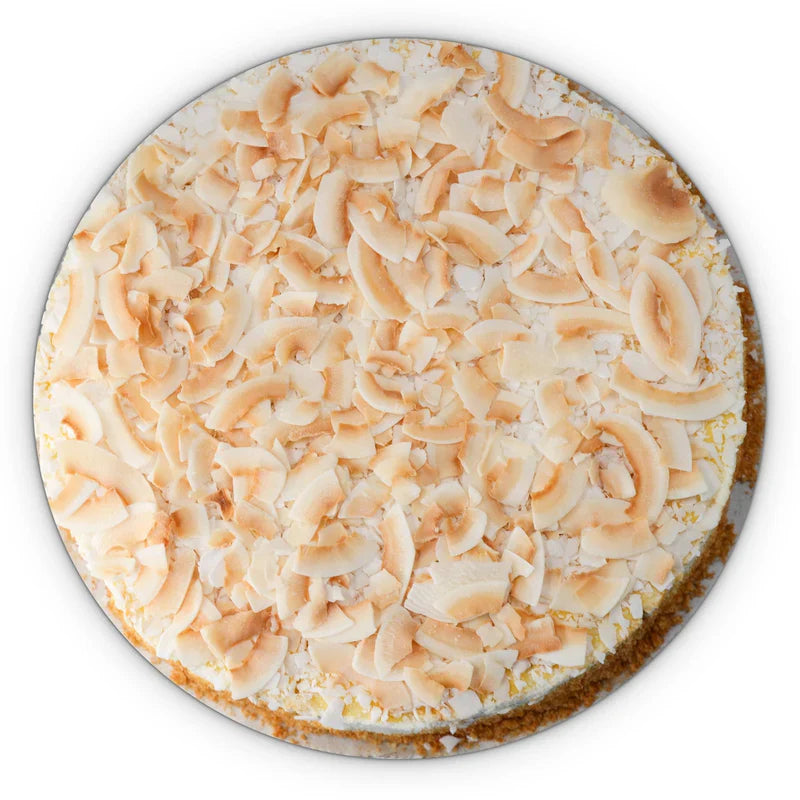 Andy Anand Chocolatier Gluten Free & Dairy Free Lemon Coconut Cake - Luxurious 9 Inch 2.9 lbs Gourmet Gift, Handcrafted with Fresh Natural Ingredients, No Preservatives, Ideal for Celebrations and Birthdays