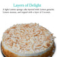 Andy Anand Sugar-Free Coconut Lemon Mousse Cake, 3 lb – Keto & Diabetic-Friendly, Freshly Baked, No Preservatives, Birthday Gift Box