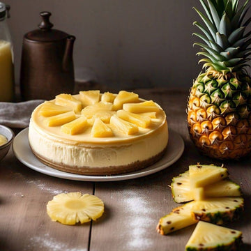 Andy Anand Deliciously Indulgent Sugar Free Pineapple Cake 9'' - Tantalizing Cake Creation Amazing Decadent Cakes From Bakery (2 Lbs)