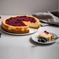 Andy Anand Raspberry White Chocolate Cheesecake, 9-Inch, 2 lb – Traditional Recipe, All-Natural, Birthday, Valentine's & Christmas Gift