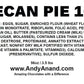 Andy Anand Traditional Pecan Pie 10" - 3.5 lbs, Freshly Made With Natural Ingredients, Natural Goodness Doorstep Delivery
