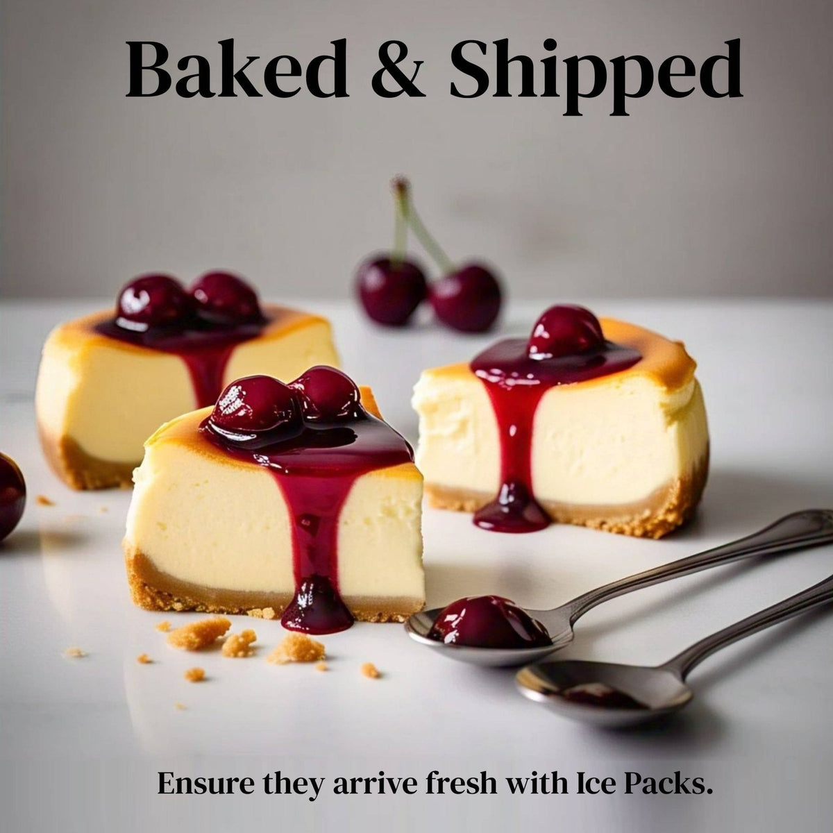Andy Anand Gluten-Free Cherry Cake, 9-Inch, 2.9 lb – Freshly Baked, All-Natural, No Preservatives, Ideal Gourmet Birthday & Holiday Gift Box