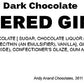 Andy Anand Premium California Ginger Dark Chocolate – 1 lb of Pure Delight, Vegan & Made with 60% Chocolate (Cocoa Butter)