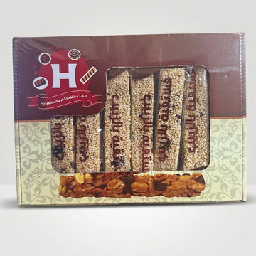 Al Huda Mixed Sesame & Nut Candy Bars Gift Box - Premium Arabic Sweets