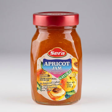 Sera Apricot Jam 13oz (370g) - Natural Non-GMO Fruit Spread
