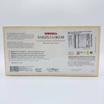 Koska Sakizli Lokum 500g - Mastic Flavoured Turkish Delight