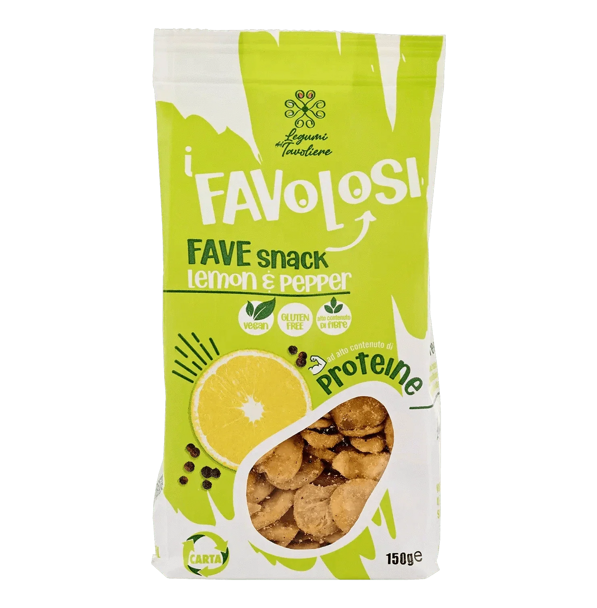 Fave Snack - Lemon & Pepper - 5.29 oz
