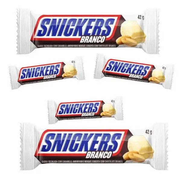 Snickers Branco – white chocolate Brazil