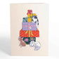 Curious Cats Birthday 5''x7'' Card, Birthday Cards