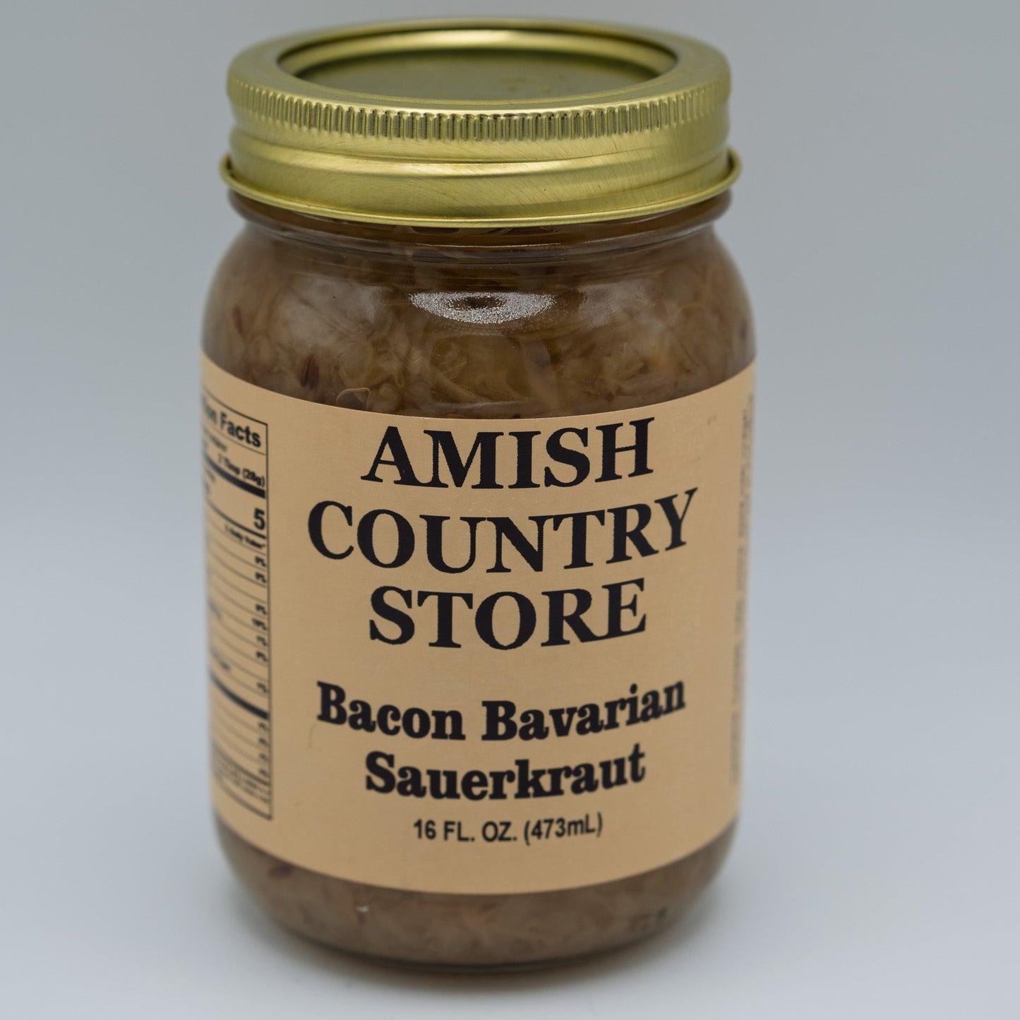 Bacon Bavarian Sauerkraut | Savory Country-Style Kraut | 16 oz
