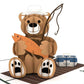 Fishing Bear 5''x7'' Card, Pop-Up Cards